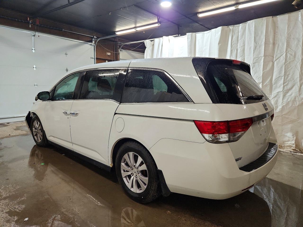 2014 Honda Odyssey Exl White vin: 5FNRL5H64EB071702