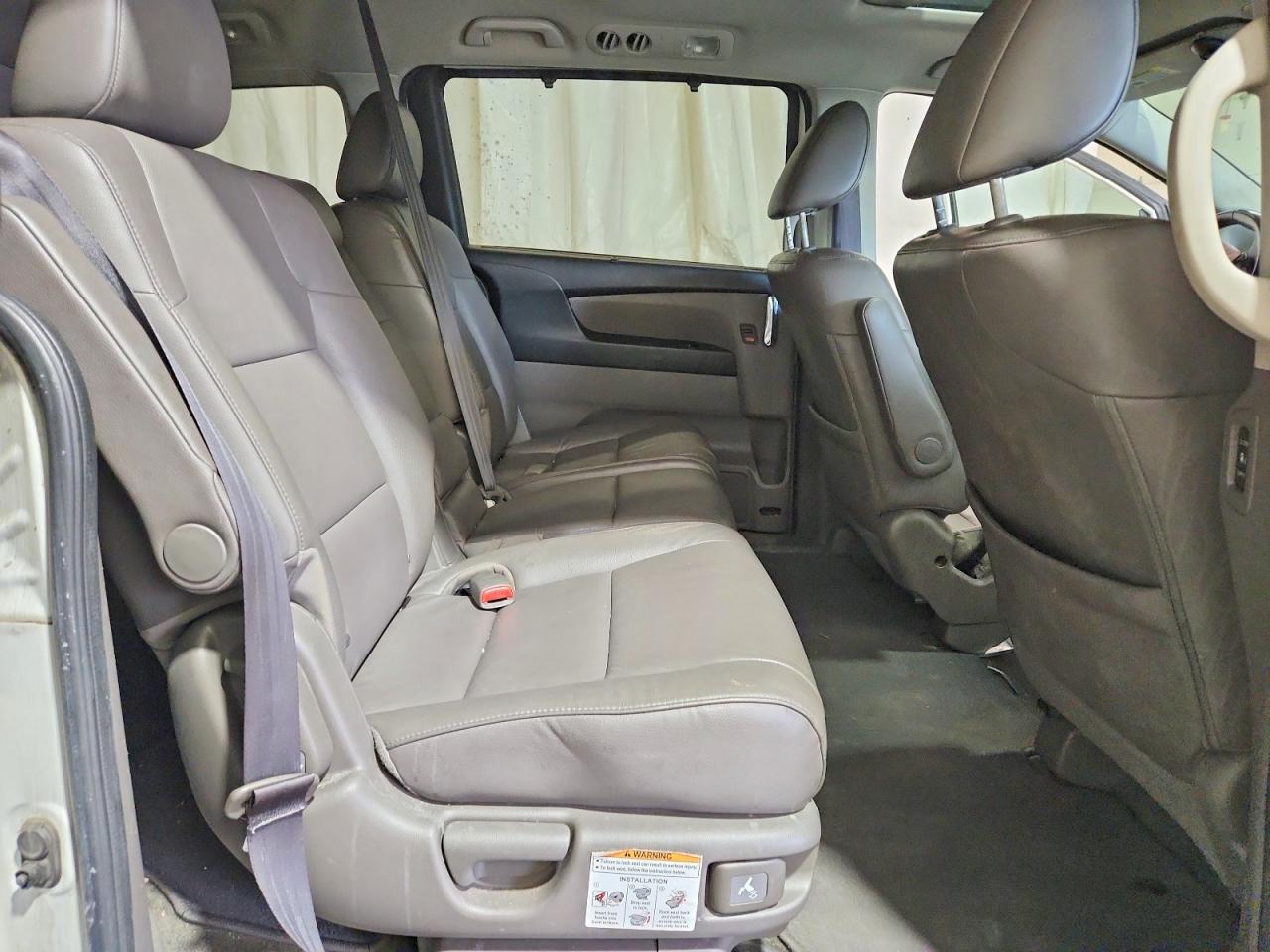 2014 Honda Odyssey Exl White vin: 5FNRL5H64EB071702