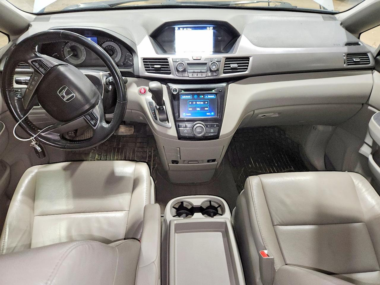 2014 Honda Odyssey Exl Silver vin: 5FNRL5H64EB080237