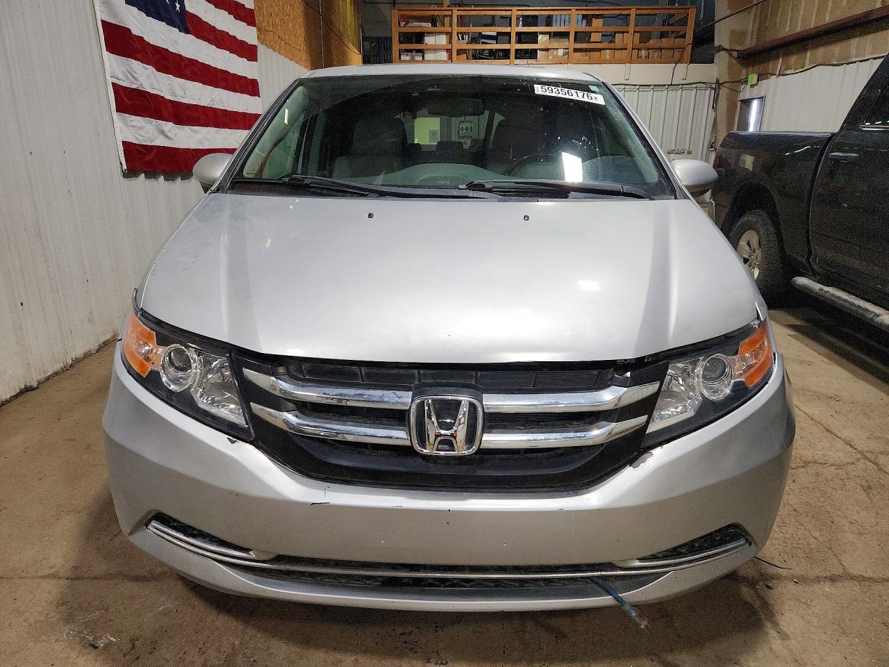 2014 Honda Odyssey Exl Silver vin: 5FNRL5H64EB080237