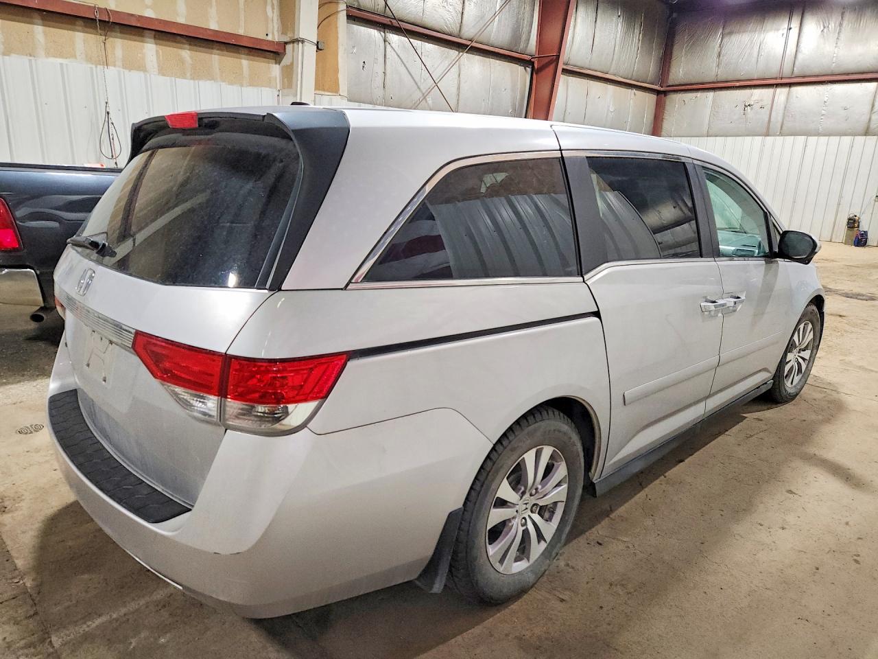 2014 Honda Odyssey Exl Silver vin: 5FNRL5H64EB080237