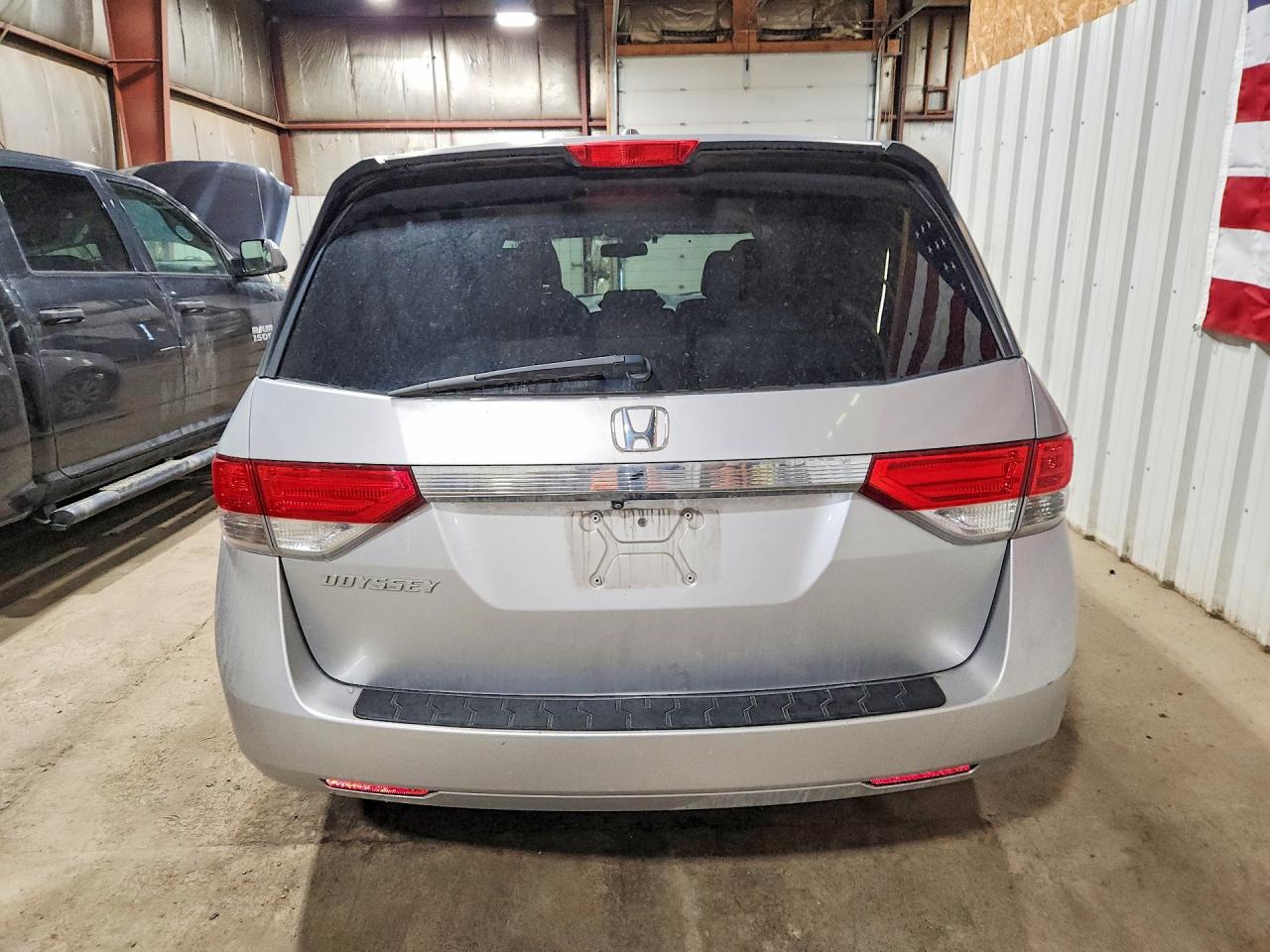 2014 Honda Odyssey Exl Silver vin: 5FNRL5H64EB080237