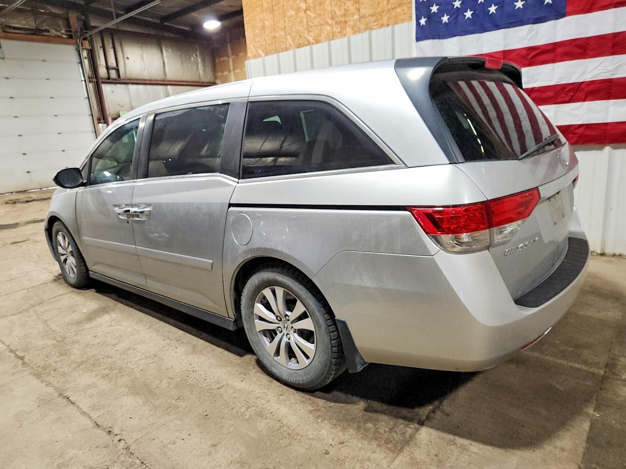 2014 Honda Odyssey Exl Silver vin: 5FNRL5H64EB080237