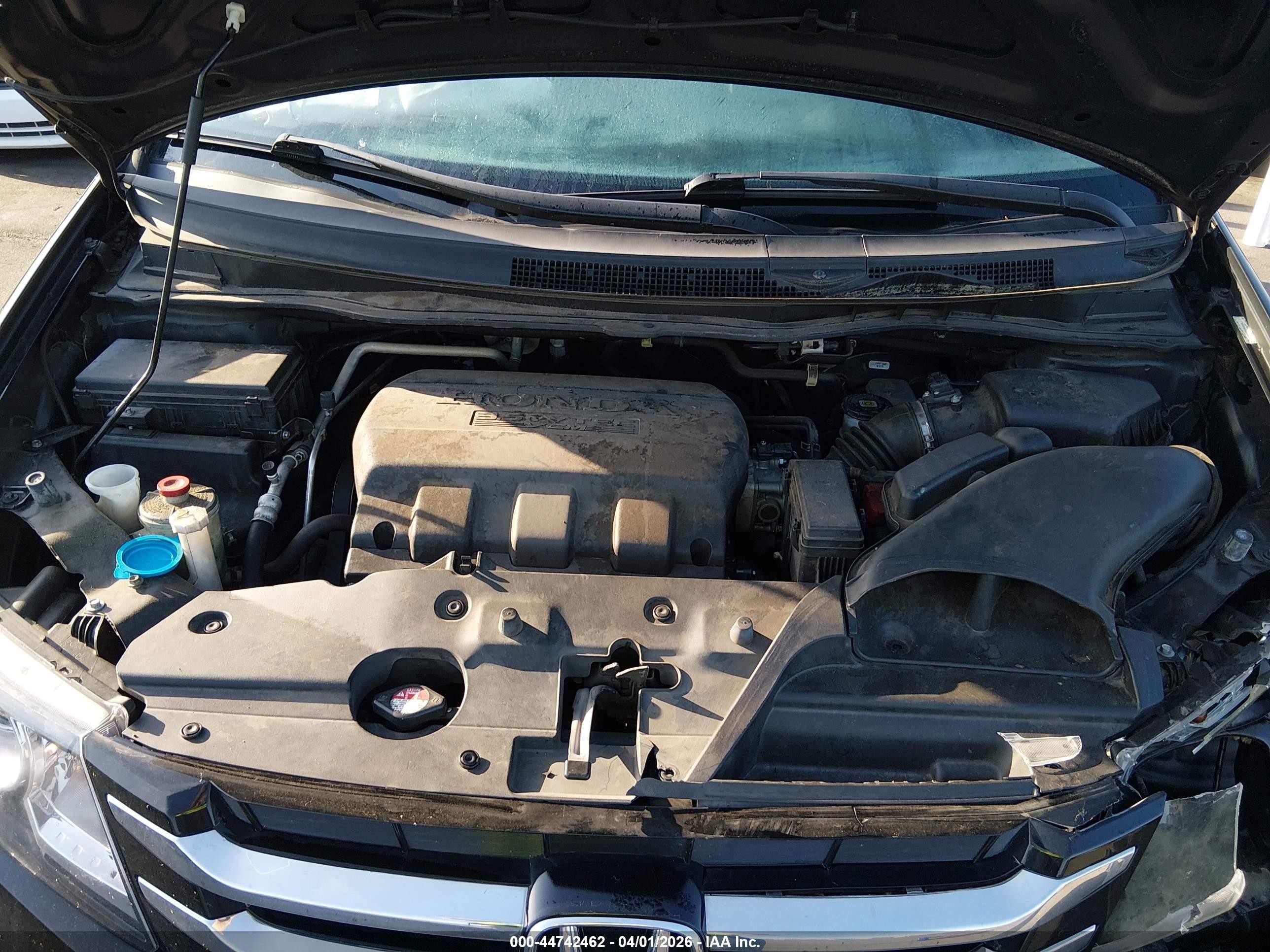 2014 Honda Odyssey Ex-l Black vin: 5FNRL5H64EB082005
