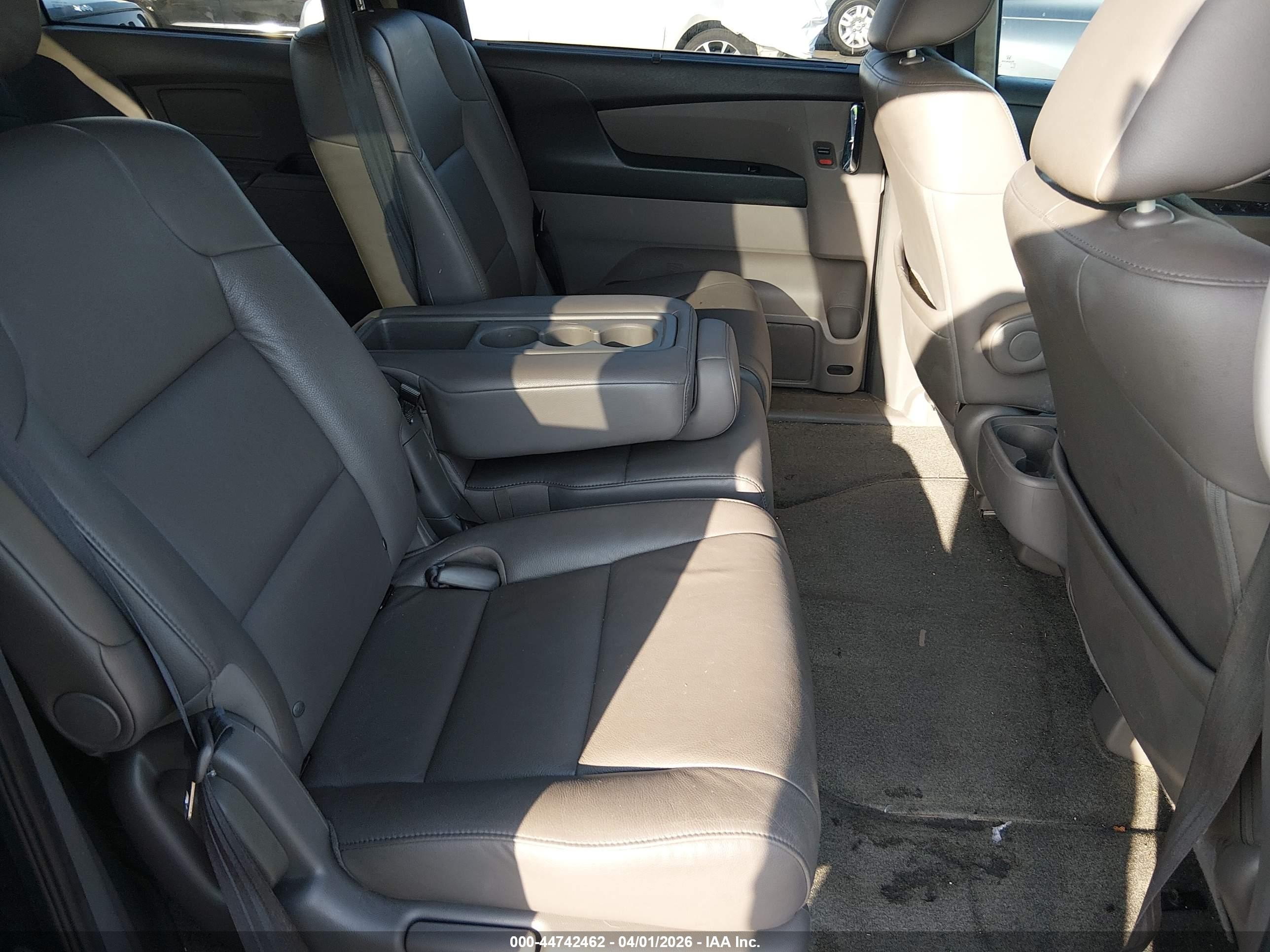 2014 Honda Odyssey Ex-l Black vin: 5FNRL5H64EB082005