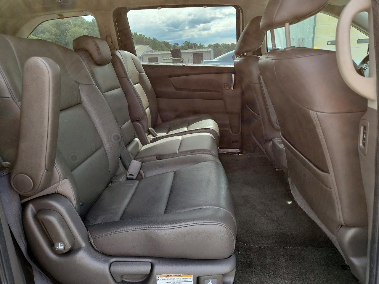 2014 Honda Odyssey Exl White vin: 5FNRL5H64EB085065