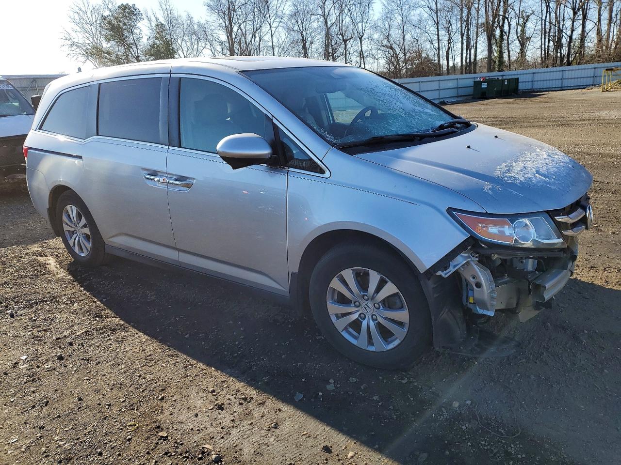 2014 Honda Odyssey Exl Silver vin: 5FNRL5H64EB094204