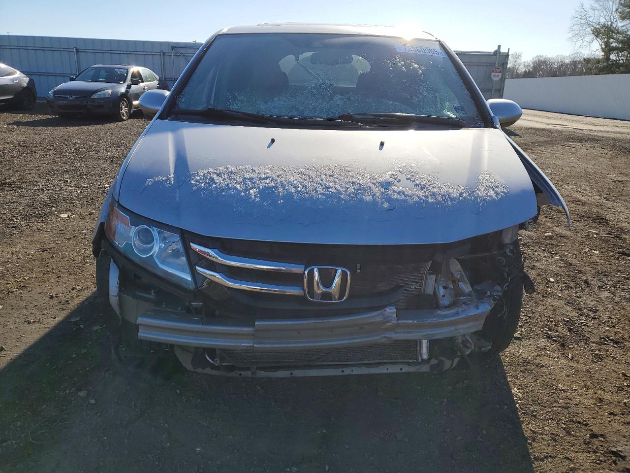 2014 Honda Odyssey Exl Silver vin: 5FNRL5H64EB094204