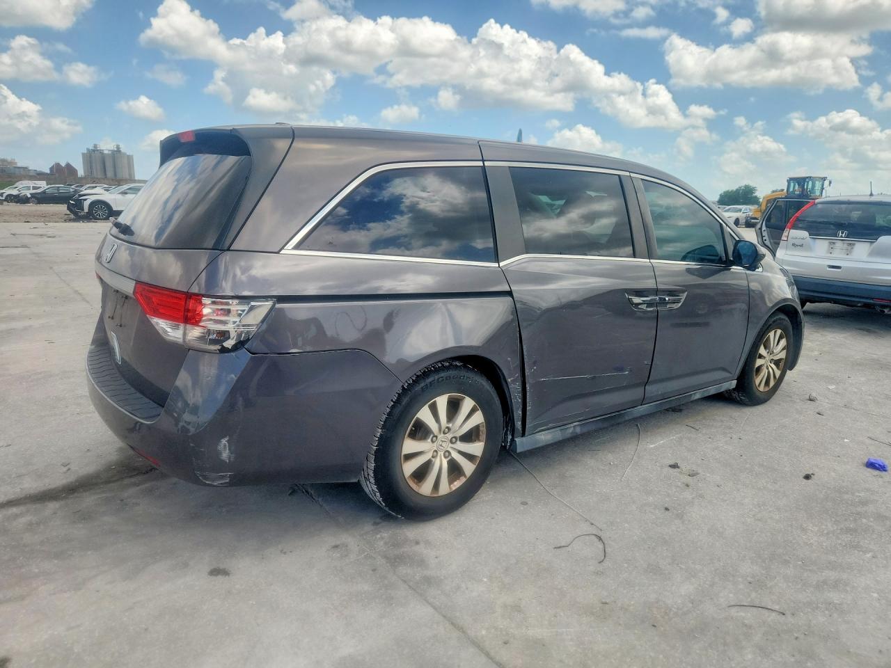 2014 Honda Odyssey Exl Gray vin: 5FNRL5H64EB107162