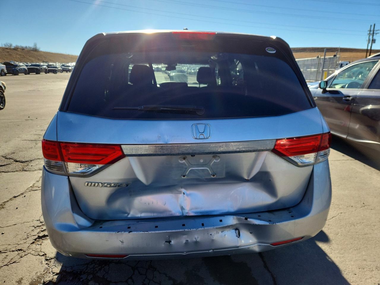 2014 Honda Odyssey Exl Silver vin: 5FNRL5H64EB119215