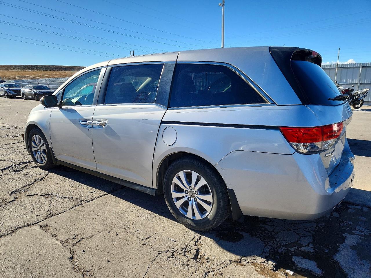 2014 Honda Odyssey Exl Silver vin: 5FNRL5H64EB119215