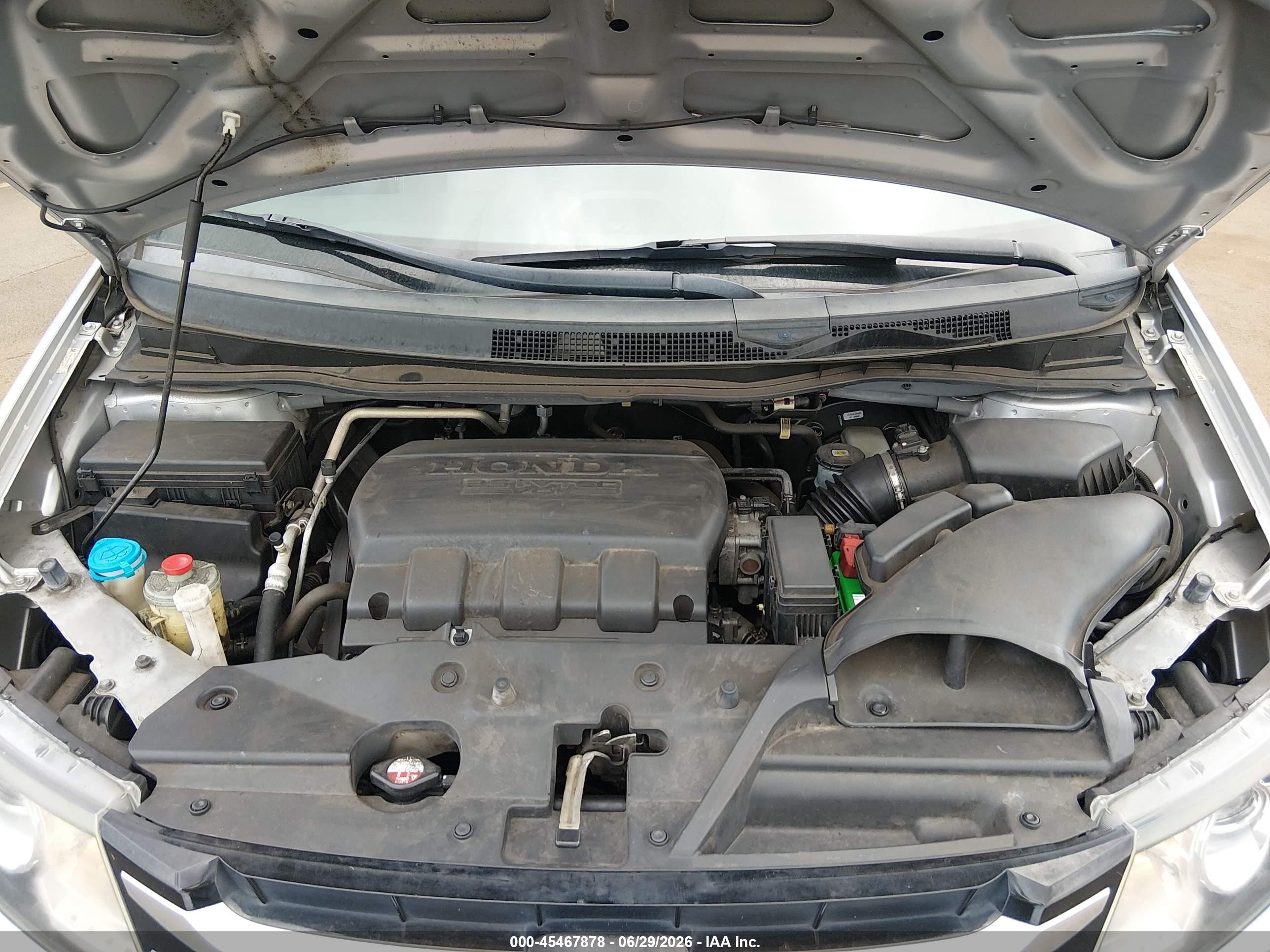 2014 Honda Odyssey Ex-l Серебряный vin: 5FNRL5H64EB120722