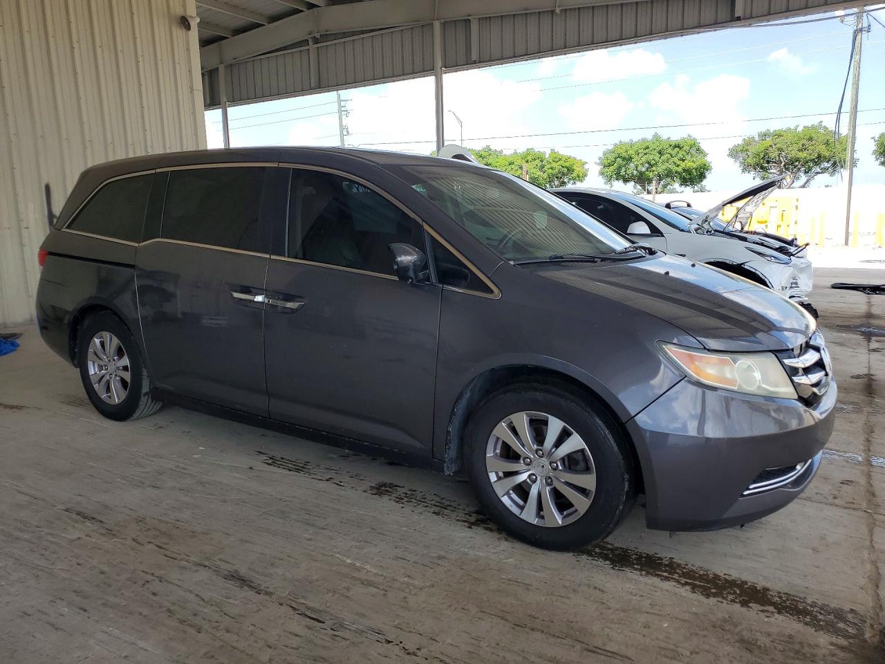 2014 Honda Odyssey Exl Charcoal vin: 5FNRL5H64EB127542