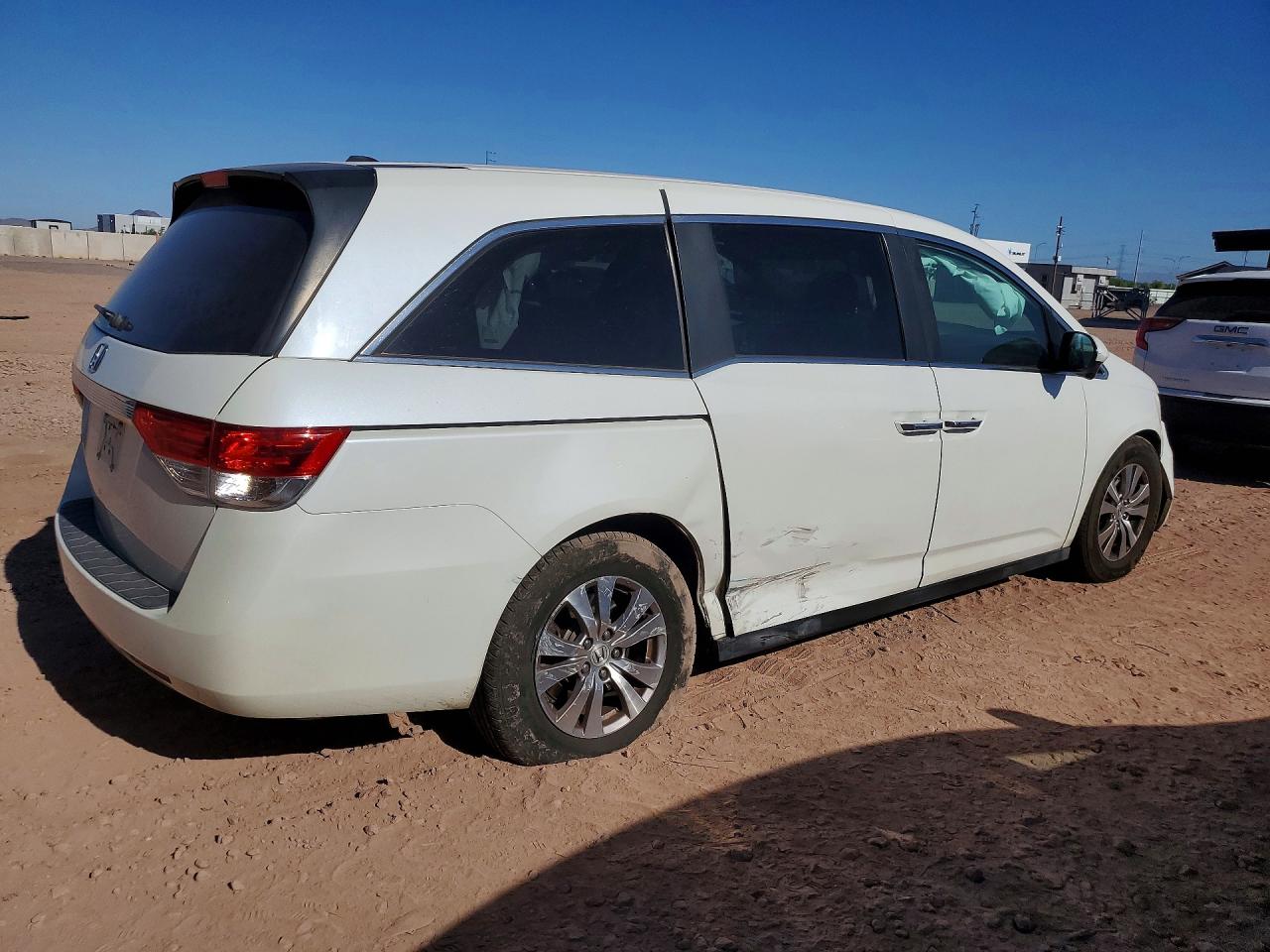 2014 Honda Odyssey Exl Белый vin: 5FNRL5H64EB130845