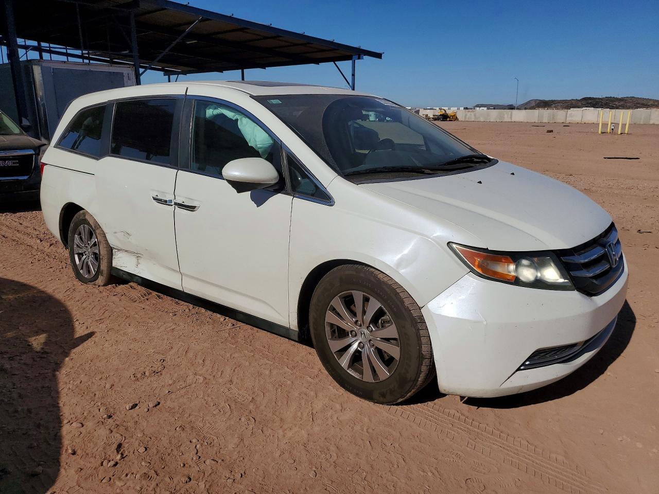 2014 Honda Odyssey Exl Белый vin: 5FNRL5H64EB130845