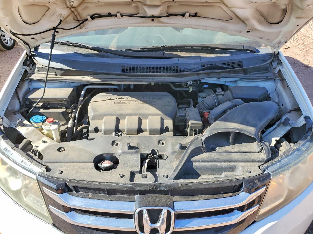 2014 Honda Odyssey Exl Белый vin: 5FNRL5H64EB130845