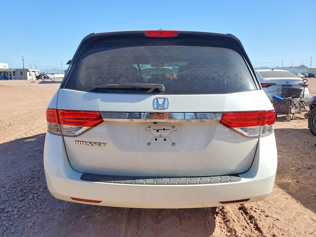 2014 Honda Odyssey Exl Белый vin: 5FNRL5H64EB130845
