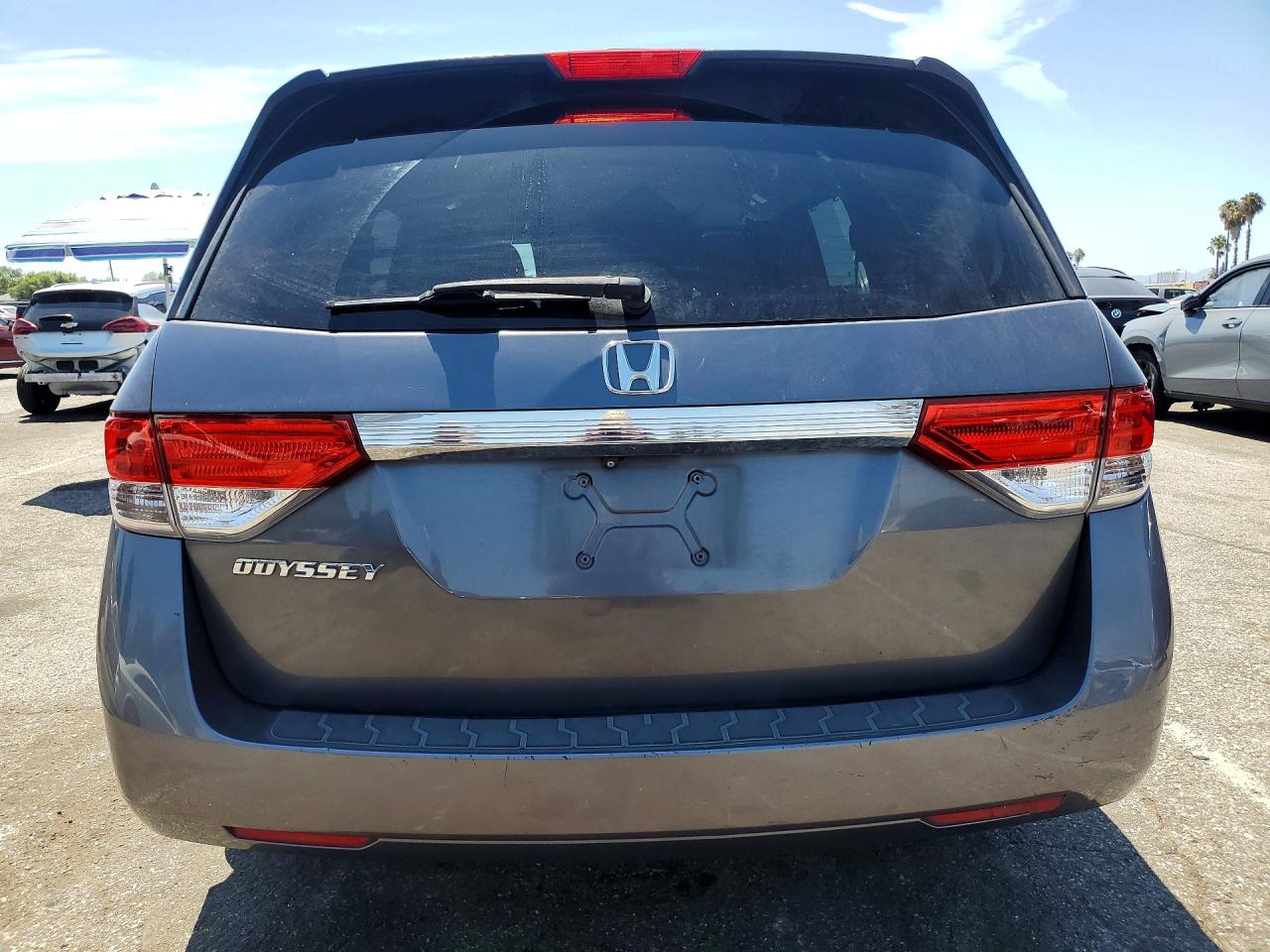 2014 Honda Odyssey Exl Gray vin: 5FNRL5H64EB132286