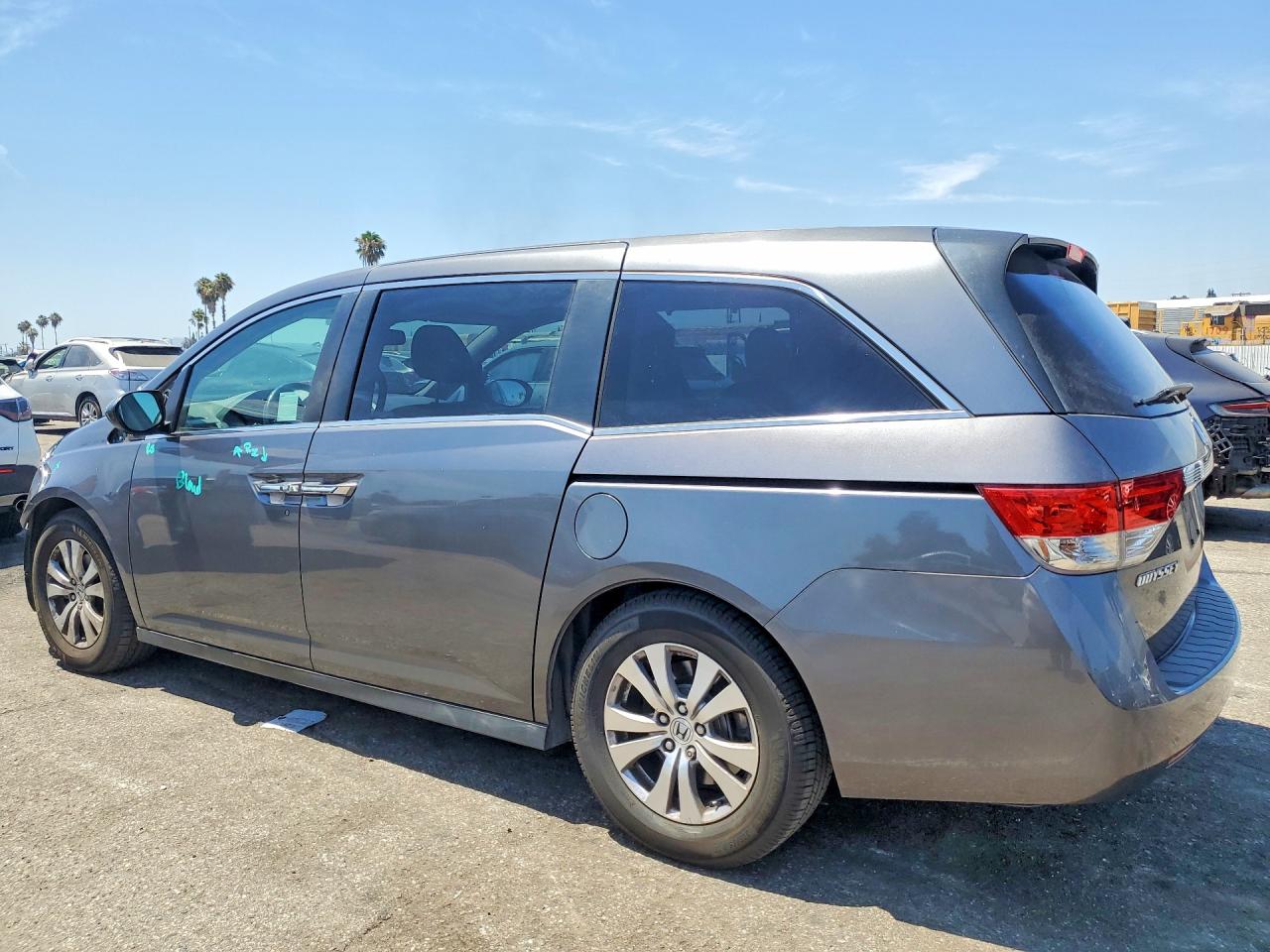 2014 Honda Odyssey Exl Gray vin: 5FNRL5H64EB132286