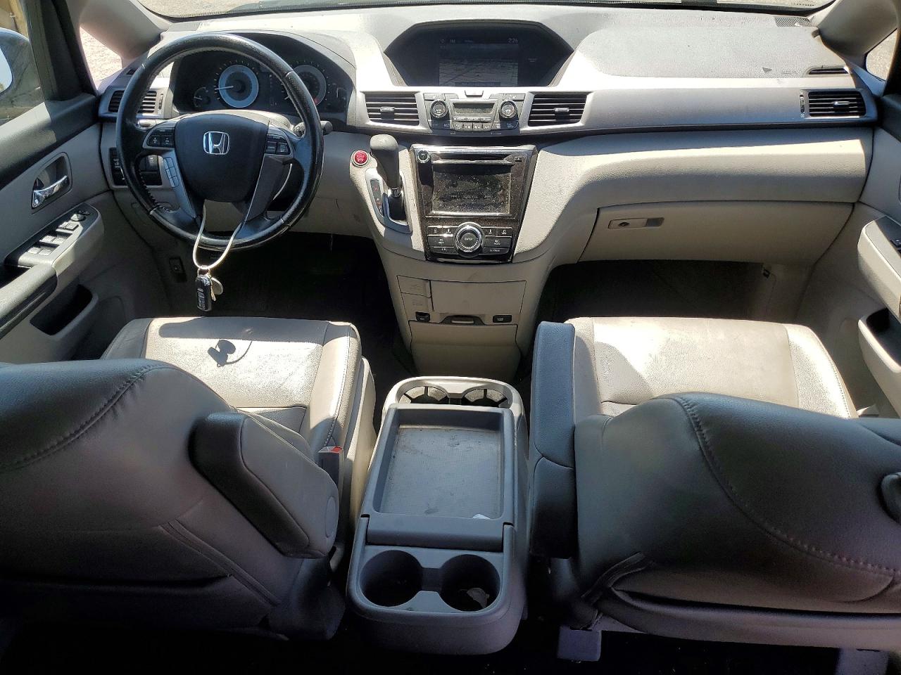 2014 Honda Odyssey Exl Gray vin: 5FNRL5H64EB132286