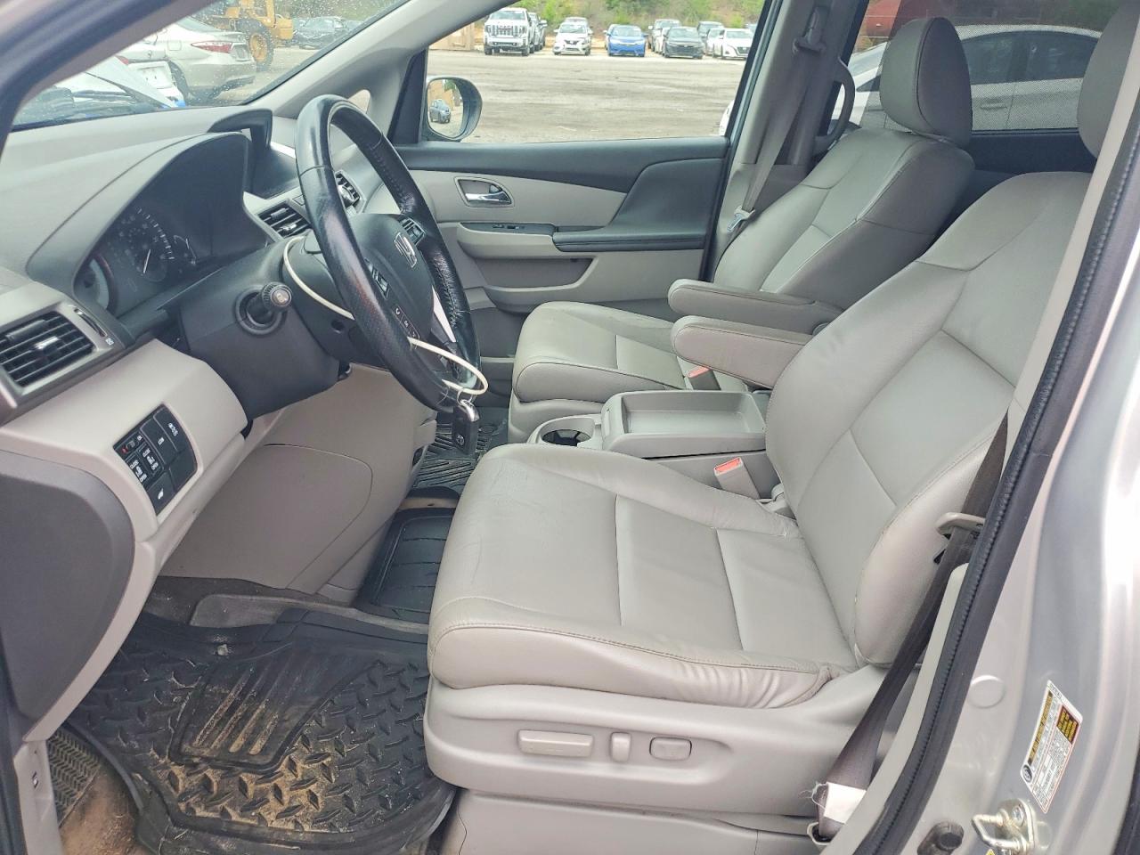 2015 Honda Odyssey Exl Gray vin: 5FNRL5H64FB016572
