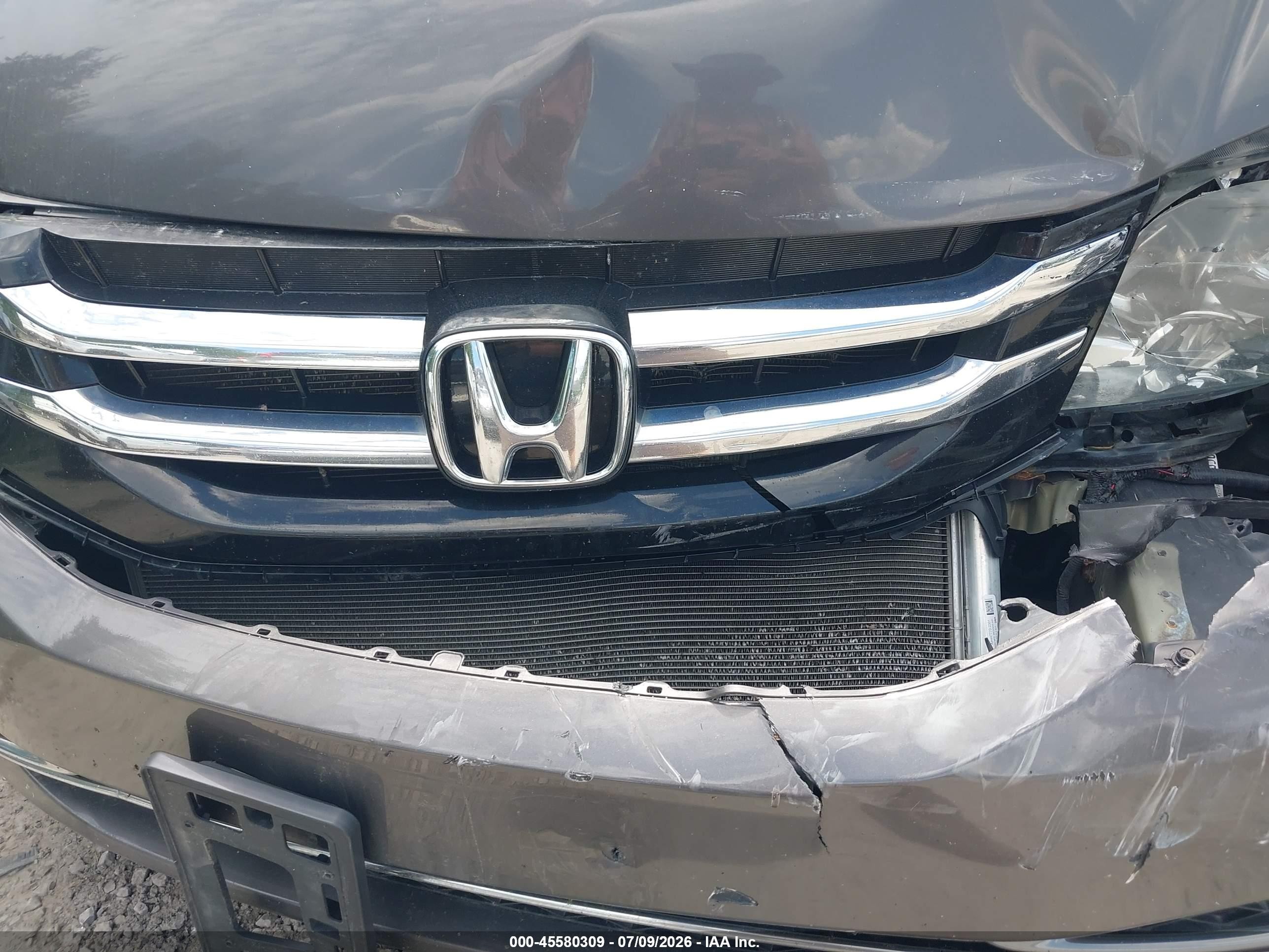 2015 Honda Odyssey Ex-l Серый vin: 5FNRL5H64FB020282