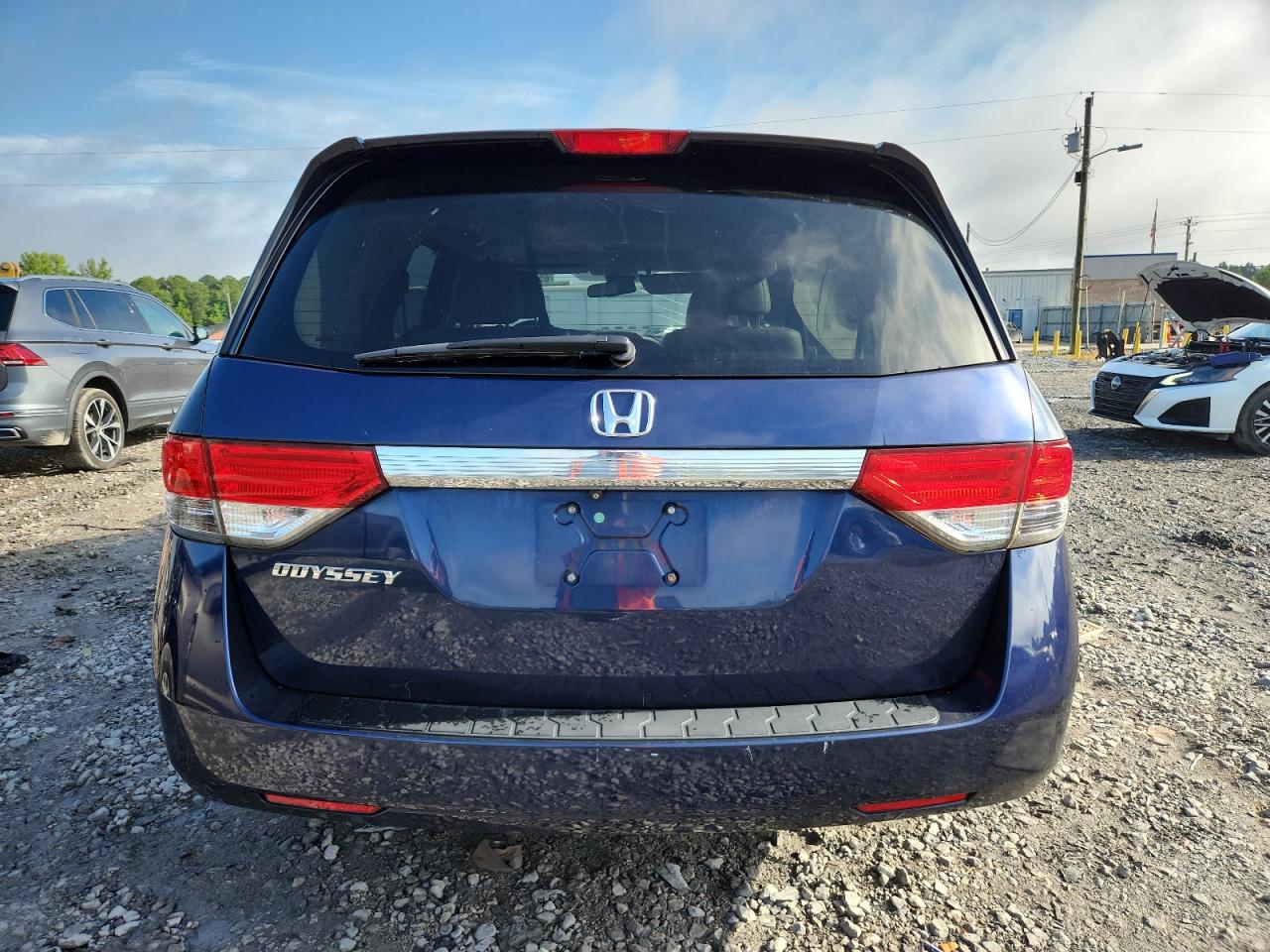 2015 Honda Odyssey Exl Blue vin: 5FNRL5H64FB022405