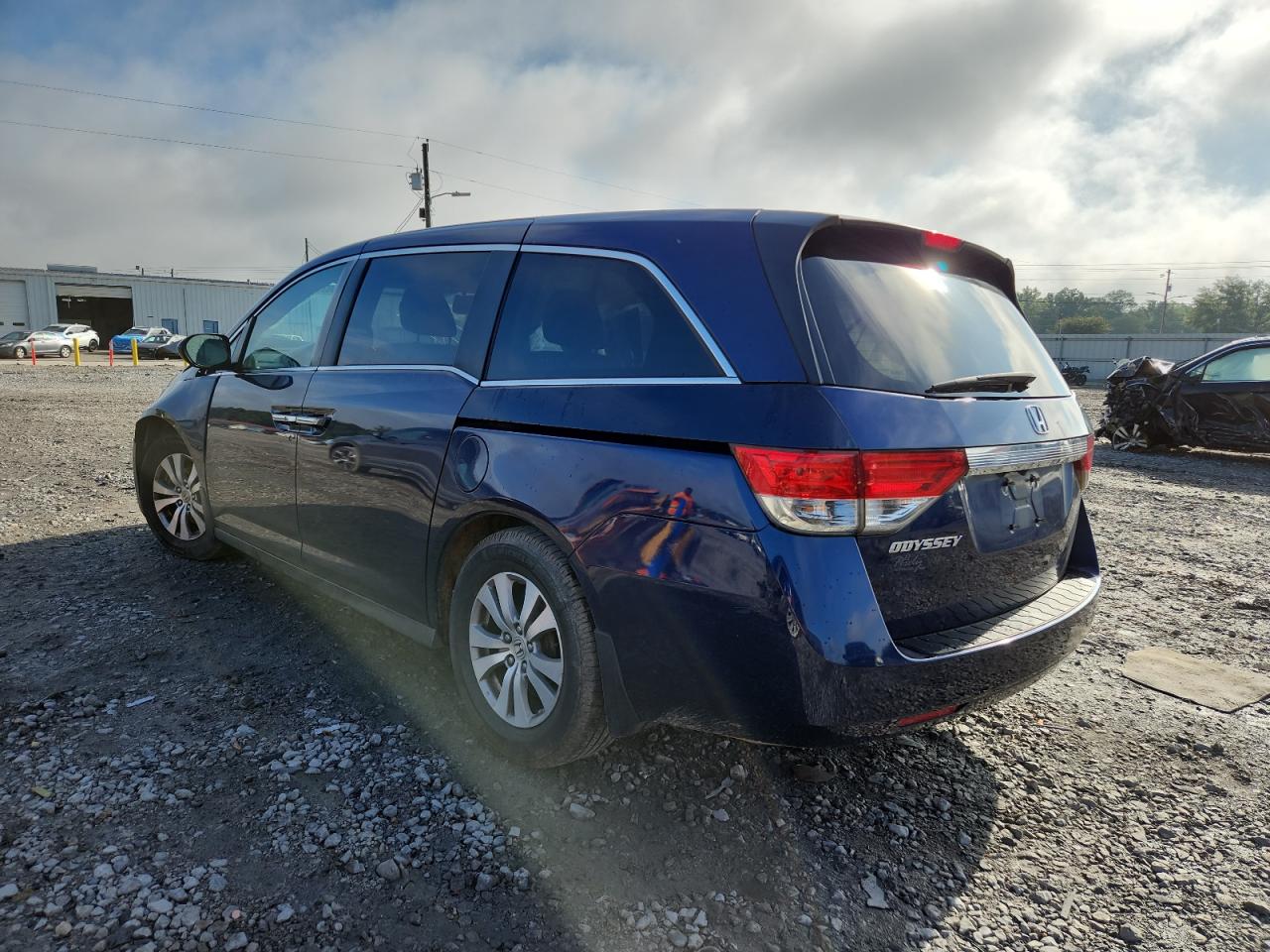 2015 Honda Odyssey Exl Blue vin: 5FNRL5H64FB022405