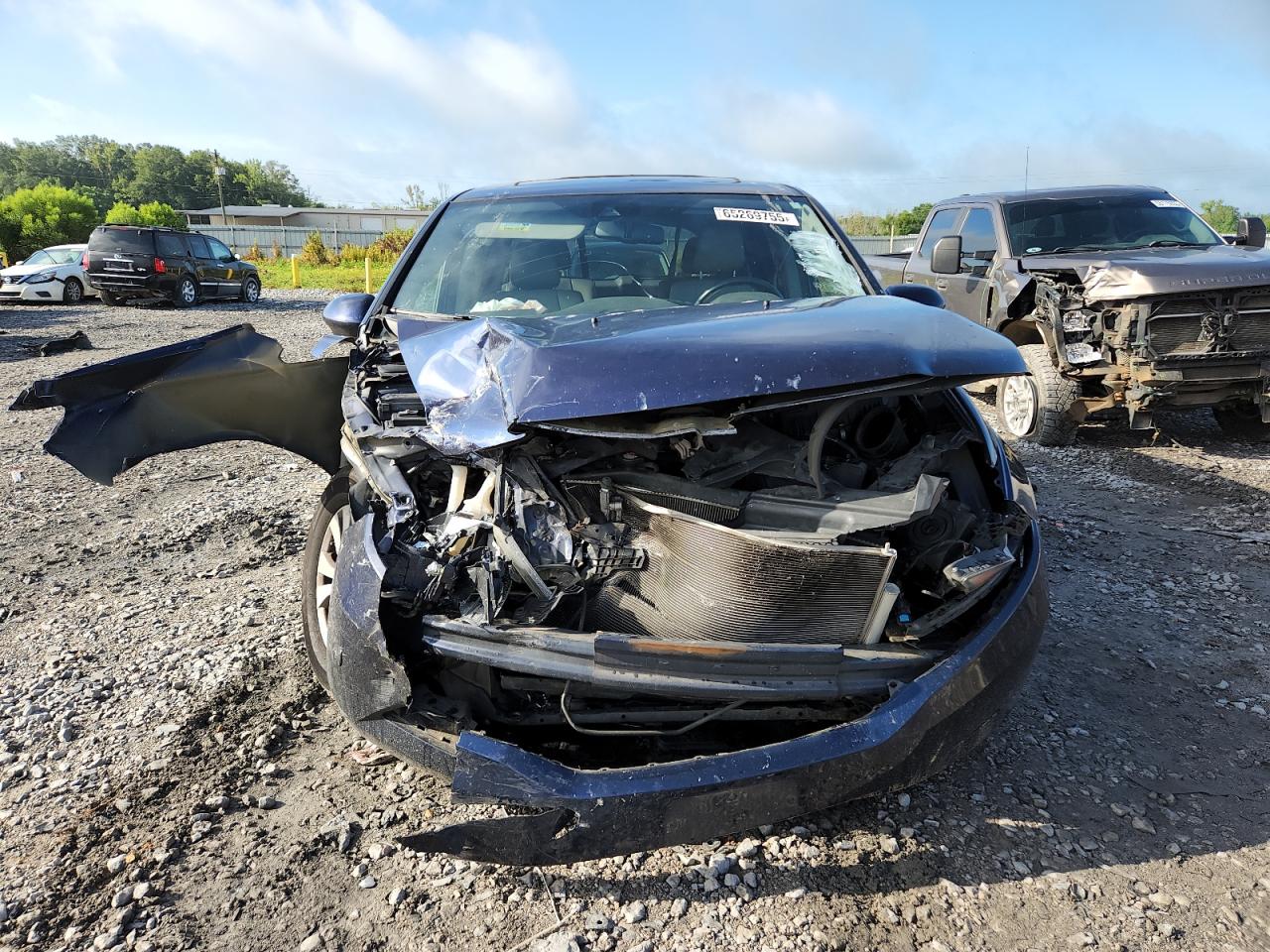 2015 Honda Odyssey Exl Blue vin: 5FNRL5H64FB022405