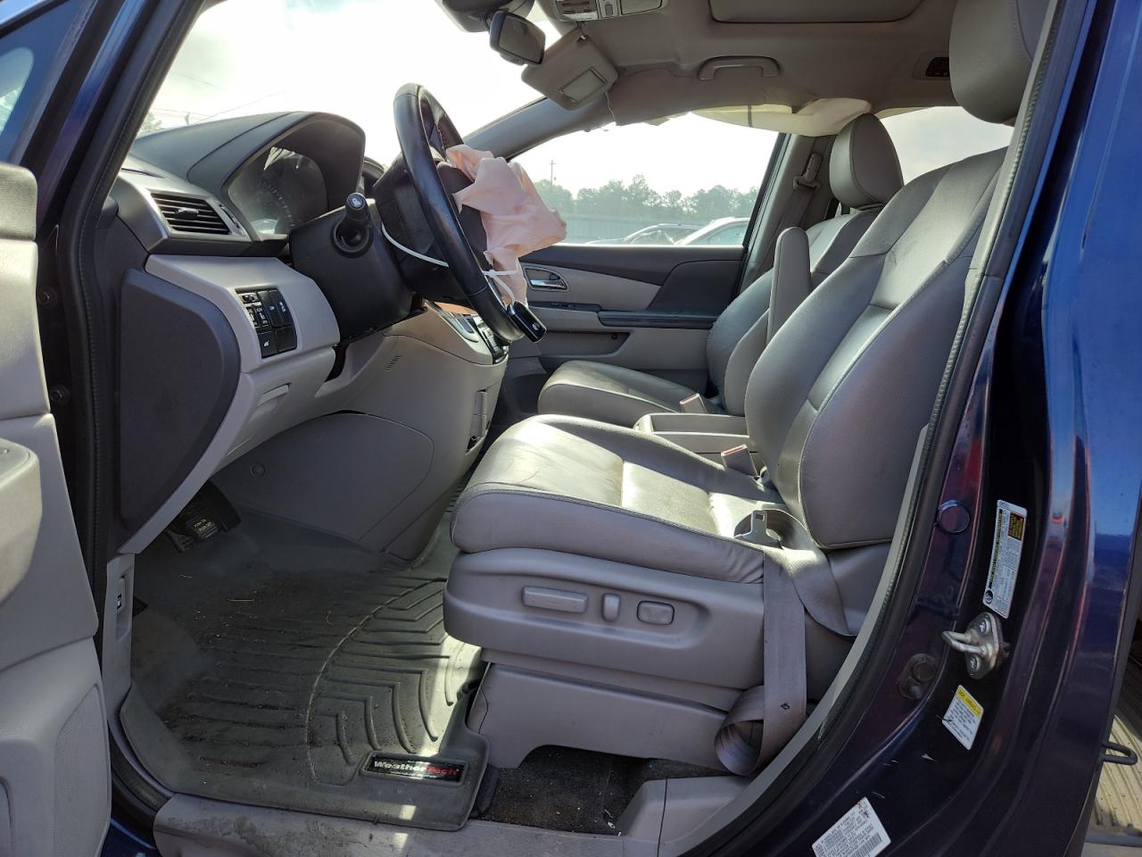 2015 Honda Odyssey Exl Blue vin: 5FNRL5H64FB022405