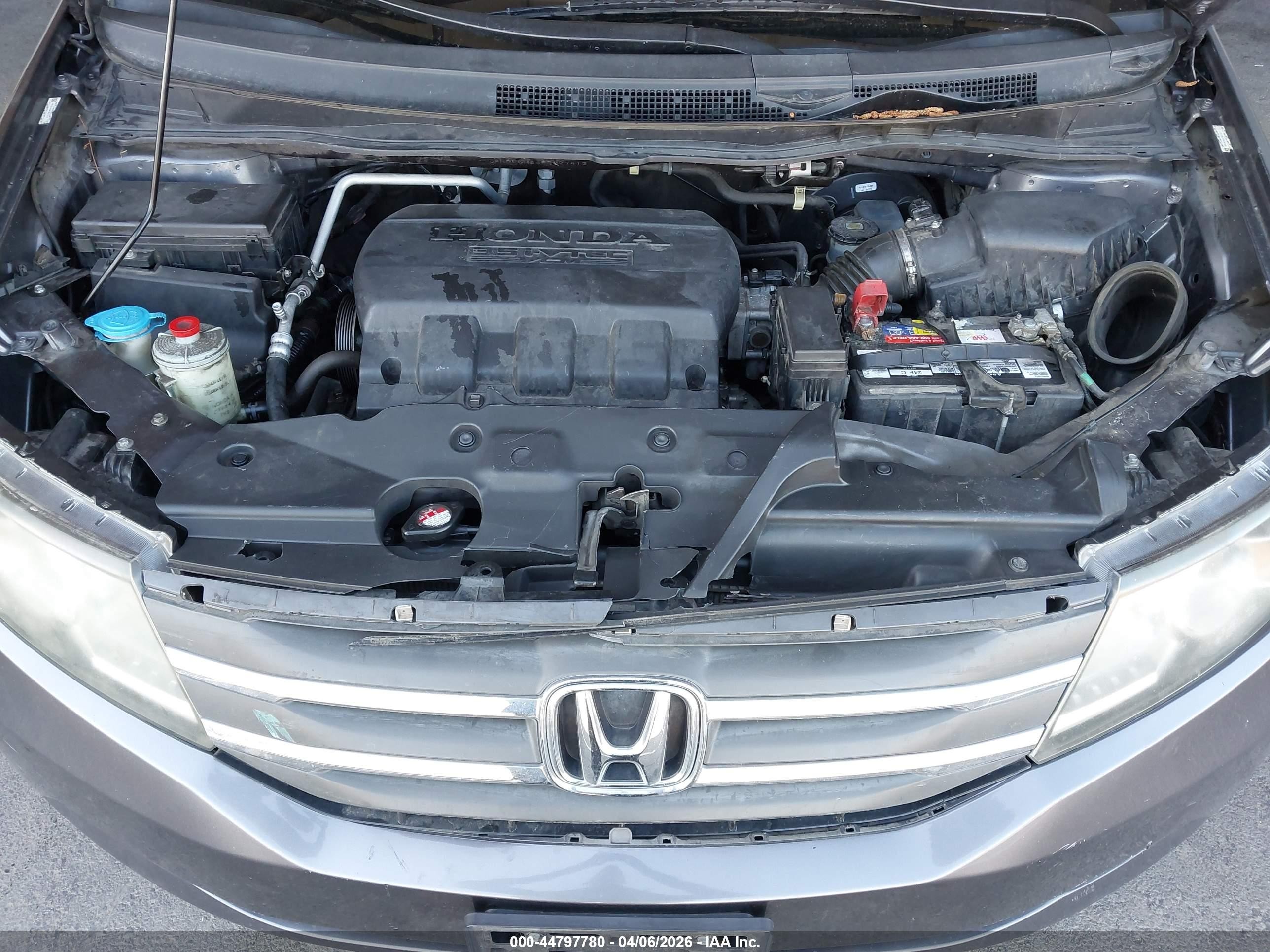 2015 Honda Odyssey Ex-l Gray vin: 5FNRL5H64FB027412