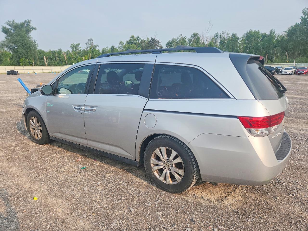 2015 Honda Odyssey Exl Silver vin: 5FNRL5H64FB061818