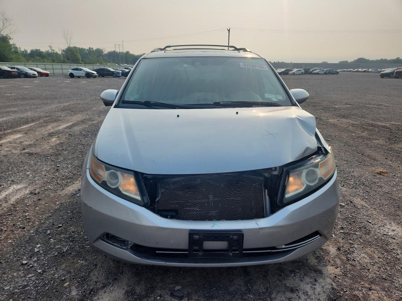 2015 Honda Odyssey Exl Silver vin: 5FNRL5H64FB061818