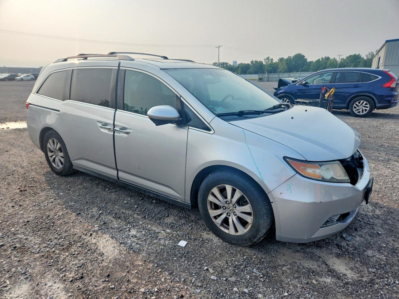 2015 Honda Odyssey Exl Silver vin: 5FNRL5H64FB061818