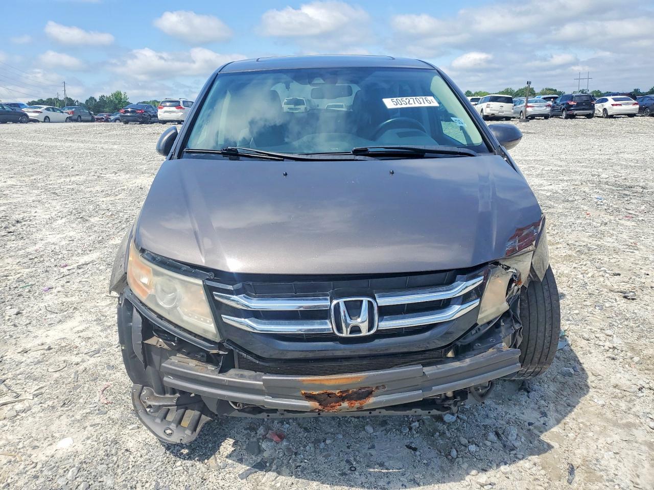2015 Honda Odyssey Exl Gray vin: 5FNRL5H64FB077047