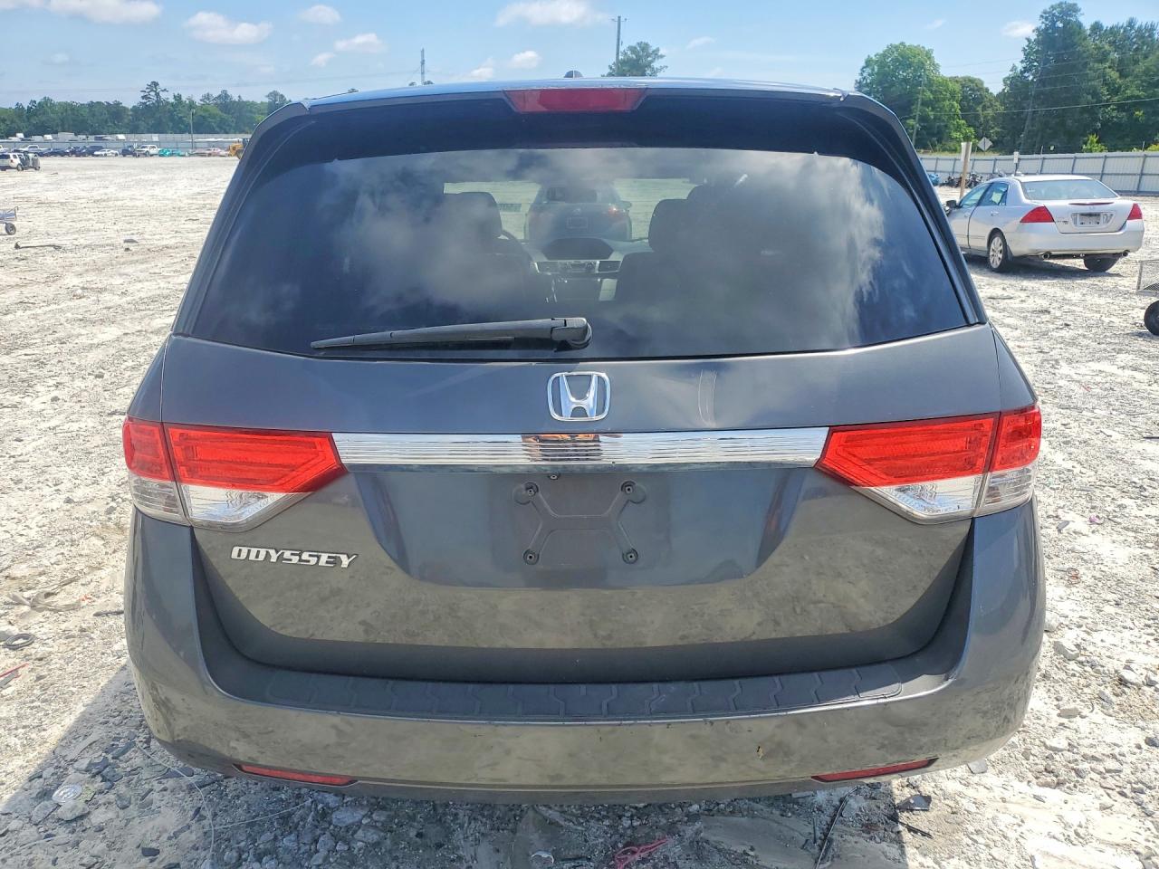2015 Honda Odyssey Exl Gray vin: 5FNRL5H64FB077047