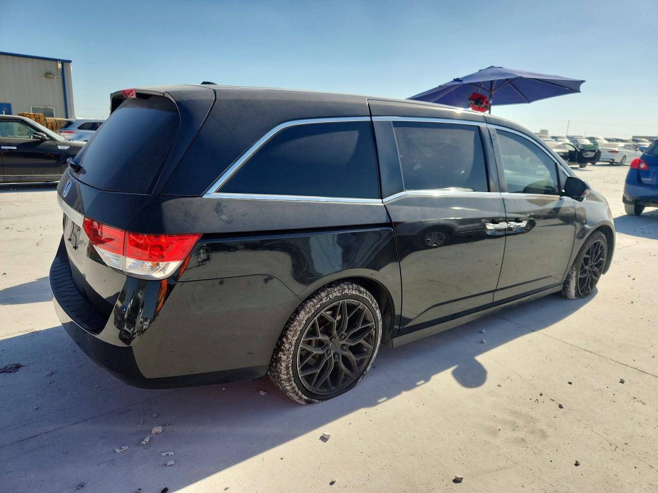 2015 Honda Odyssey Exl Black vin: 5FNRL5H64FB079509