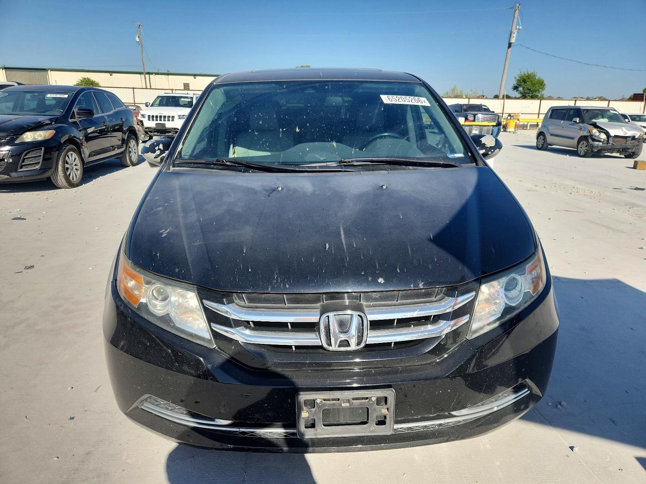 2015 Honda Odyssey Exl Black vin: 5FNRL5H64FB079509