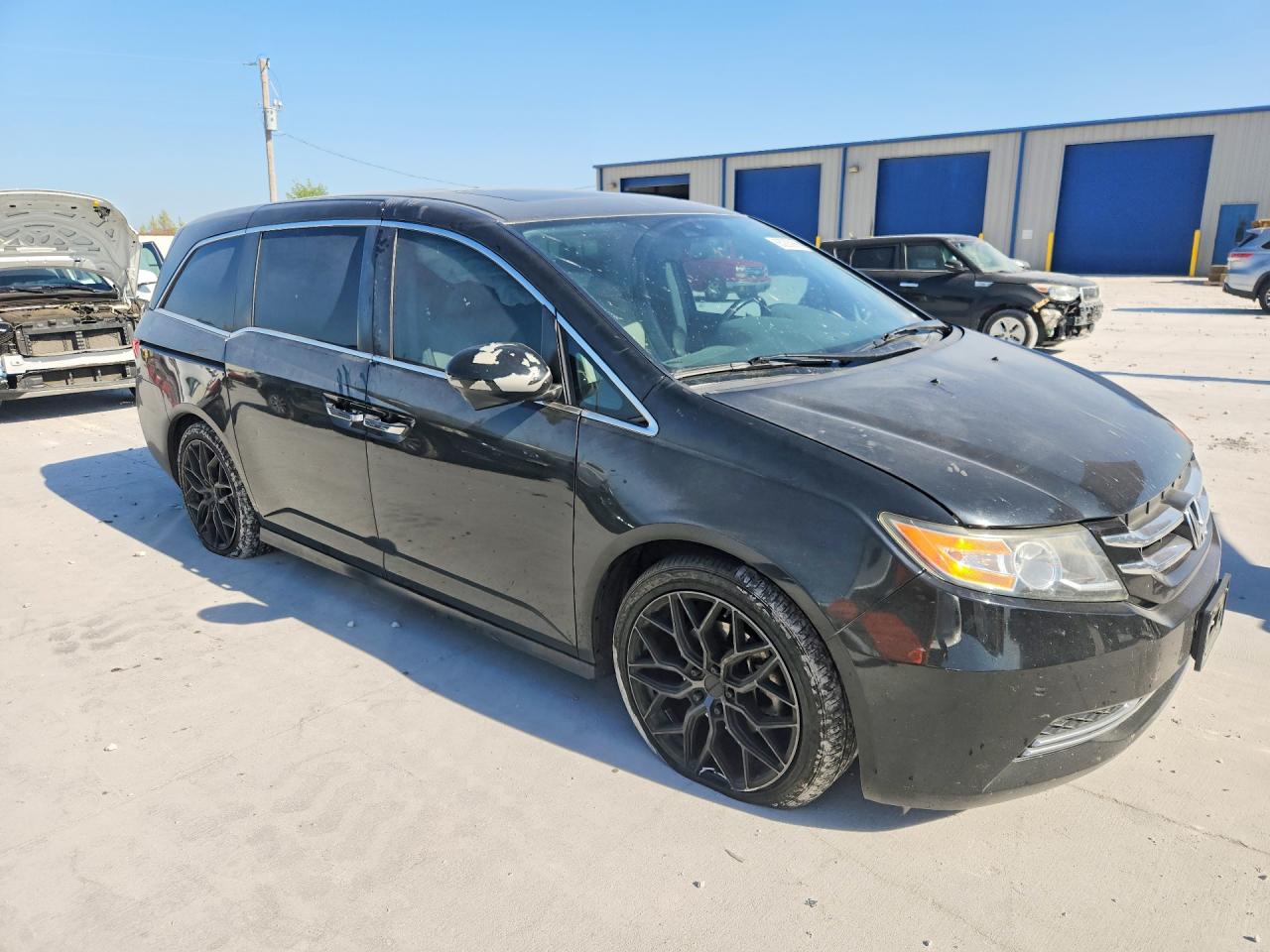 2015 Honda Odyssey Exl Black vin: 5FNRL5H64FB079509