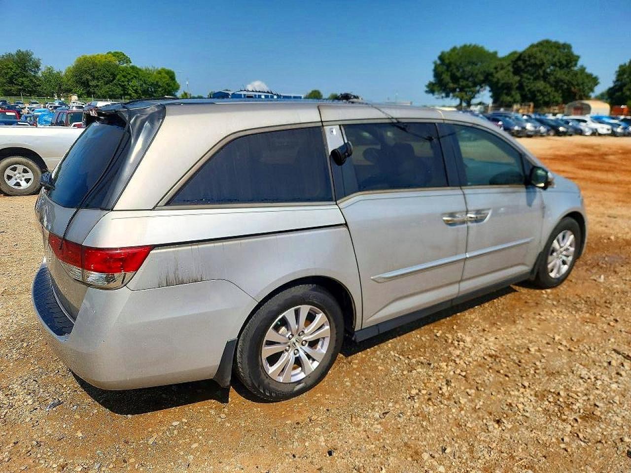 2015 Honda Odyssey Exl Silver vin: 5FNRL5H64FB082748