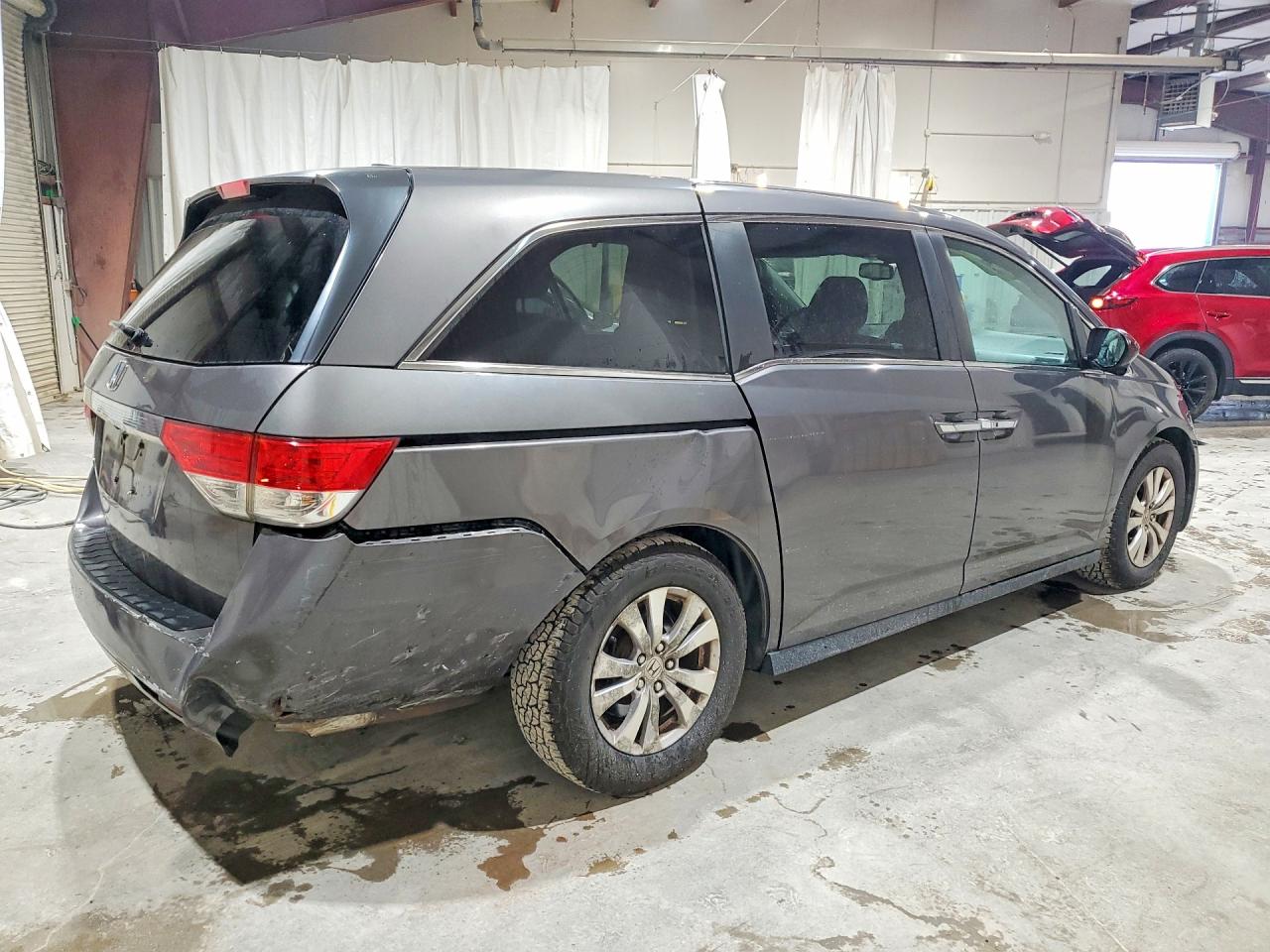 2015 Honda Odyssey Exl Silver vin: 5FNRL5H64FB098075