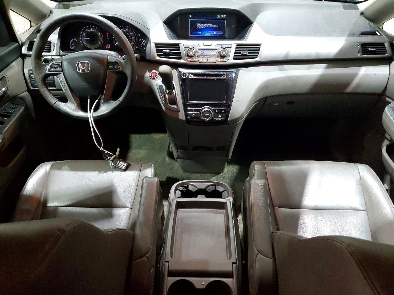 2015 Honda Odyssey Exl Silver vin: 5FNRL5H64FB098075