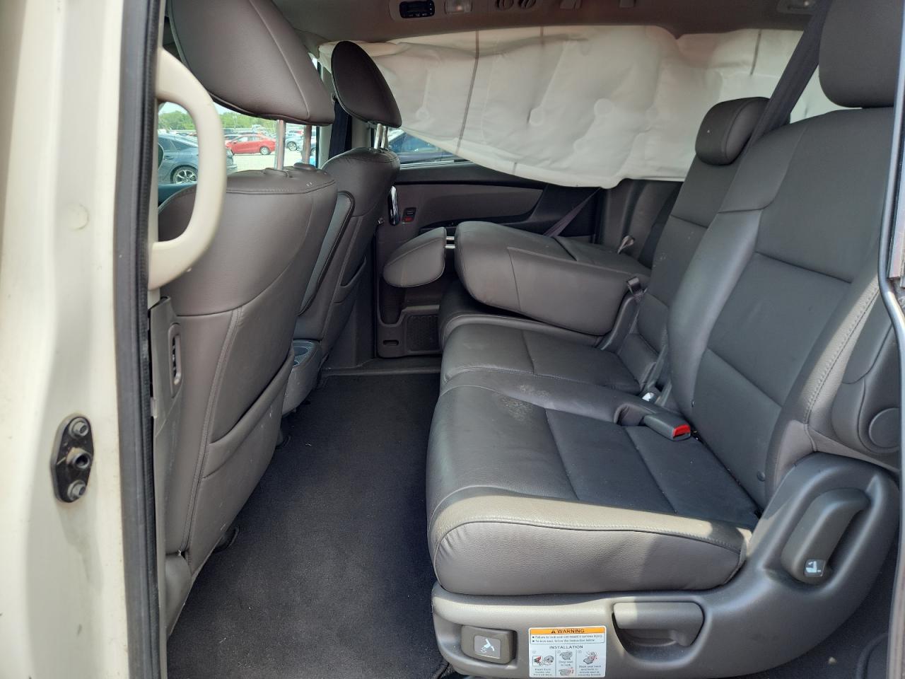 2015 Honda Odyssey Exl Белый vin: 5FNRL5H64FB099355