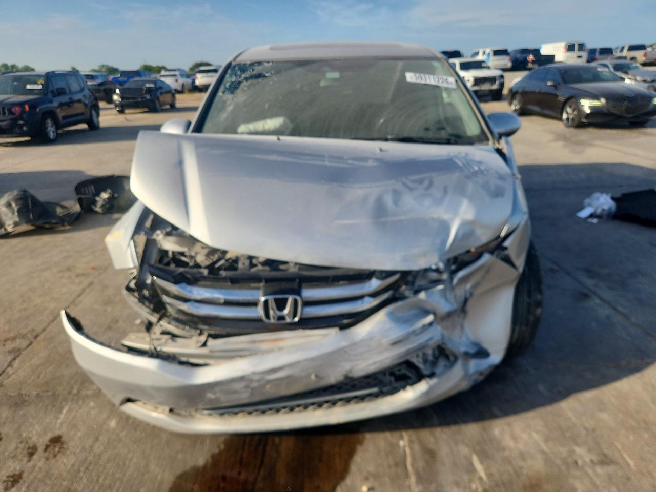 2015 Honda Odyssey Exl Silver vin: 5FNRL5H64FB103159