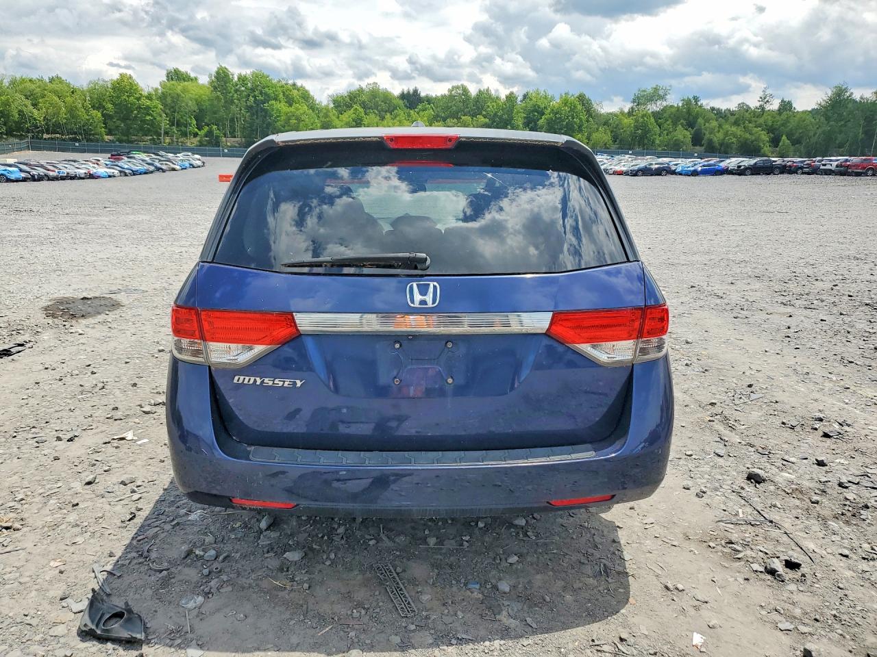 2015 Honda Odyssey Exl Blue vin: 5FNRL5H64FB105042