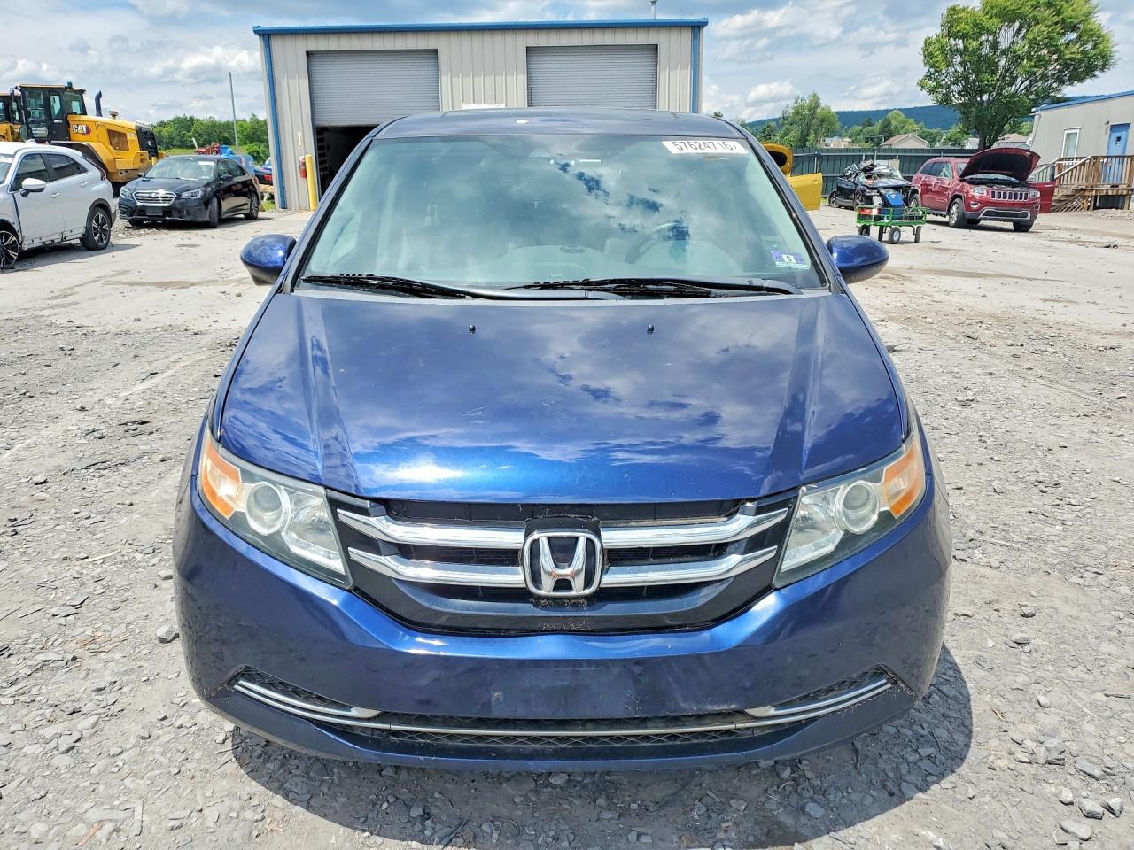 2015 Honda Odyssey Exl Blue vin: 5FNRL5H64FB105042