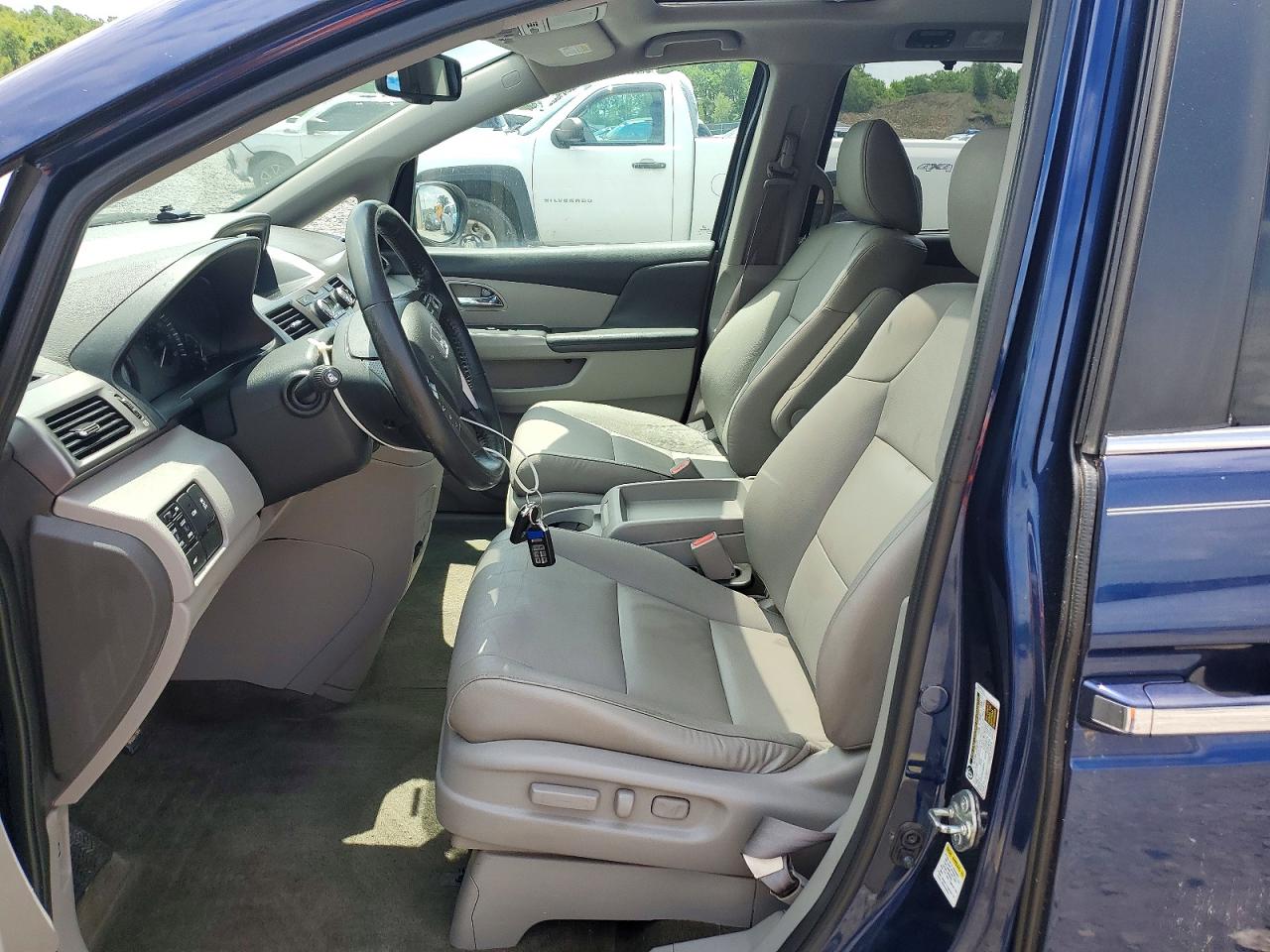2015 Honda Odyssey Exl Blue vin: 5FNRL5H64FB105042
