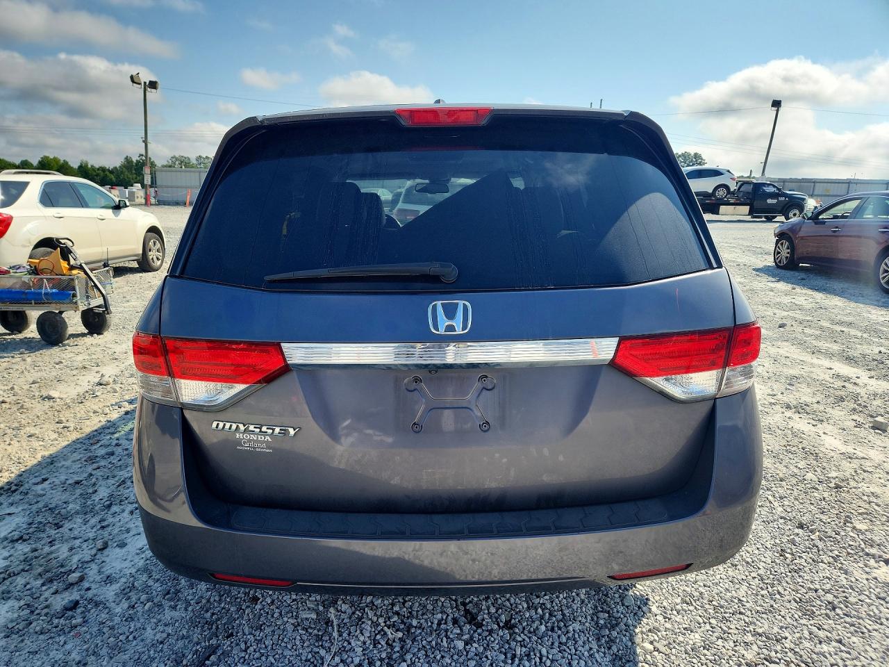 2015 Honda Odyssey Exl Gray vin: 5FNRL5H64FB122424