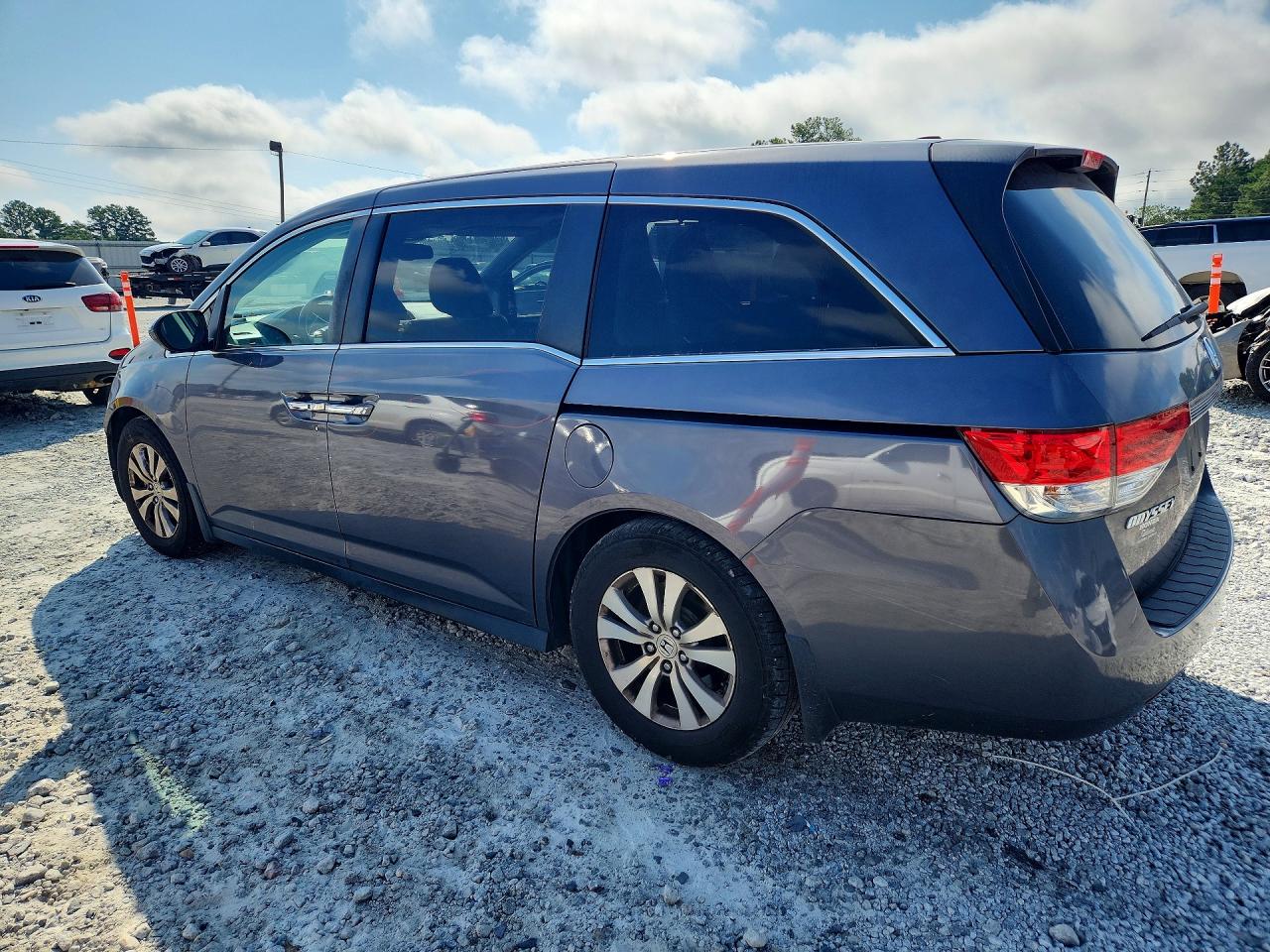 2015 Honda Odyssey Exl Gray vin: 5FNRL5H64FB122424