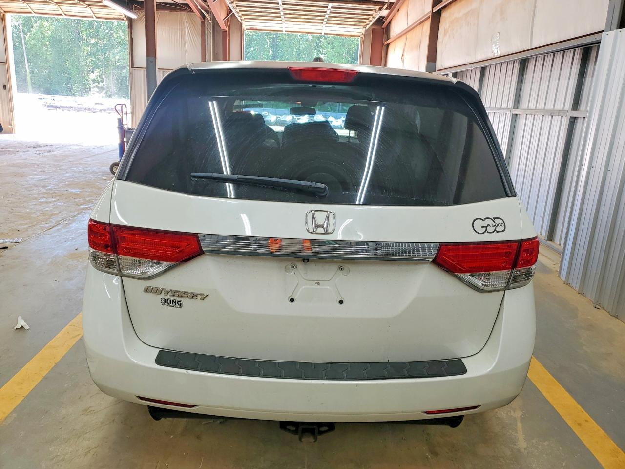 2016 Honda Odyssey Exl White vin: 5FNRL5H64GB074991